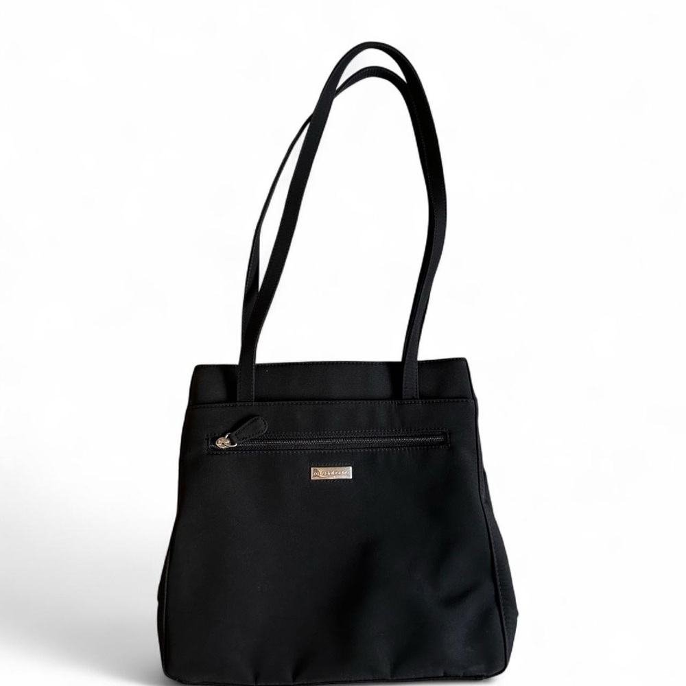 Liz Claiborne Classic Nylon Black Shoulder Bag